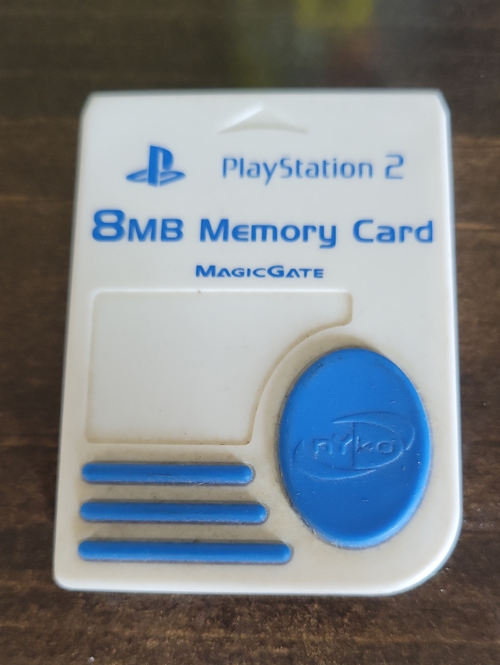 PlayStation 2 8MB Memory Card (White/Blue)